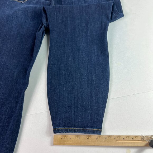 Judy Blue Jeans Women's Plus 38x26* Skinny Pull On High Rise Blue Denim Tag 20W - Picture 11 of 16